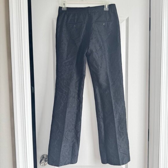 EXPRESS DESIGN STUDIO Straight Leg Printed Fabric  Pants - Size 0 - Picture 5 of 6